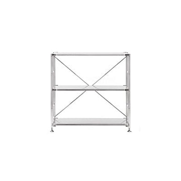 SUS Shelving Unit - Stainless Steel - Wide - Small Default Title MUJI