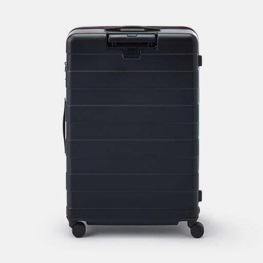 Adjustable Handle Hard Shell Suitcase 105L | Check-In Black MUJI