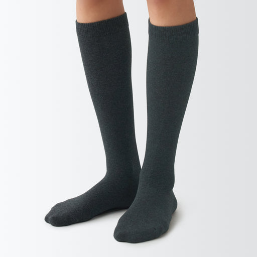 Right Angle No Elastic High Socks MUJI