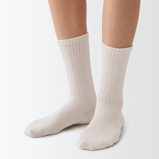 Right Angle No Elastic Loose Fit Socks MUJI