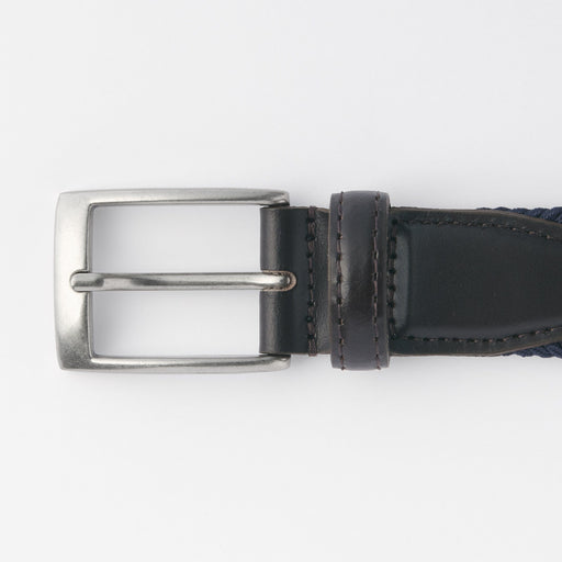 Free Size Stretch Belt Navy MUJI