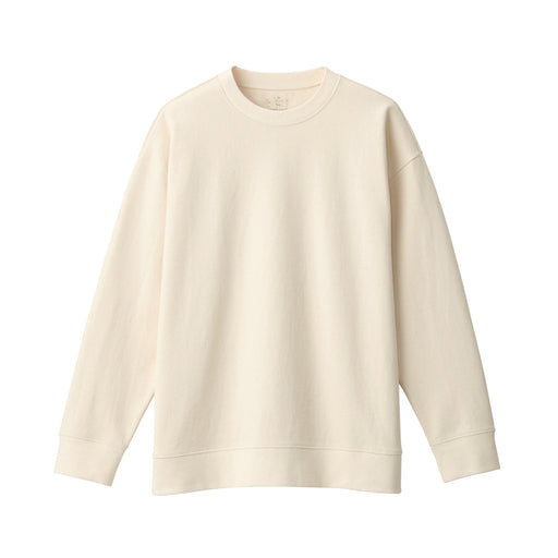Unisex Tight Tension French Terry Sweatshirt Natural MUJI