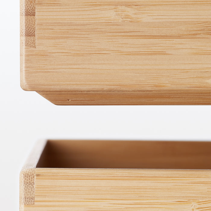 Muji Box Stackable Bamboo Box - Medium | Storage & Organization | MUJI USA