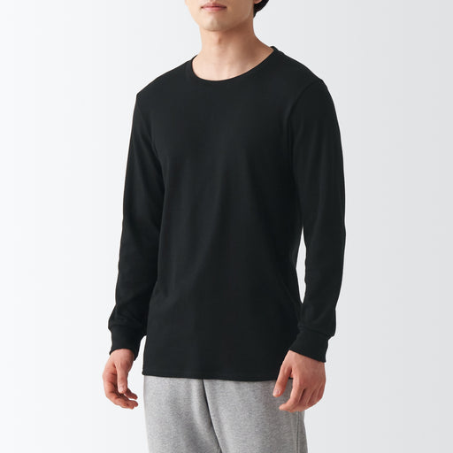 Men's Warm Crew Neck Long Sleeve T-Shirt MUJI