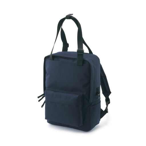 Less Tiring Backpack with Handle Navy MUJI