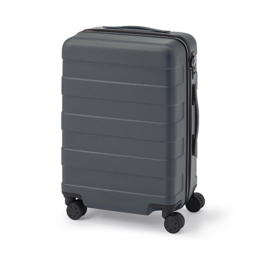 Adjustable Handle Hard Shell Suitcase 36L | Carry-On Dark Gray MUJI