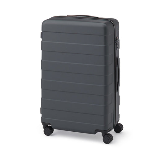 Adjustable Handle Hard Shell Suitcase 63L | Check-In Dark Gray MUJI