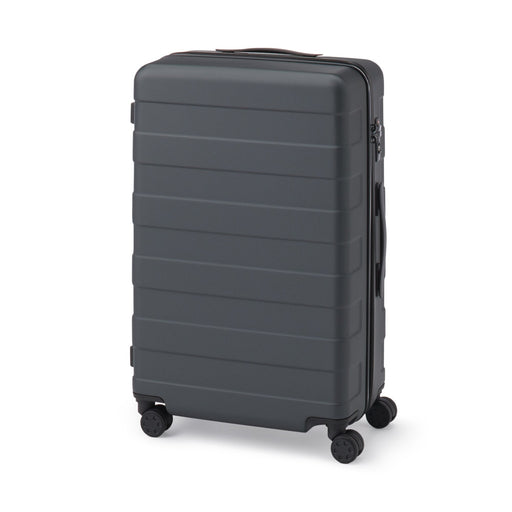 Adjustable Handle Hard Shell Suitcase 63L | Check-In Dark Gray MUJI
