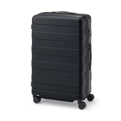 Adjustable Handle Hard Shell Suitcase 63L | Check-In Black MUJI