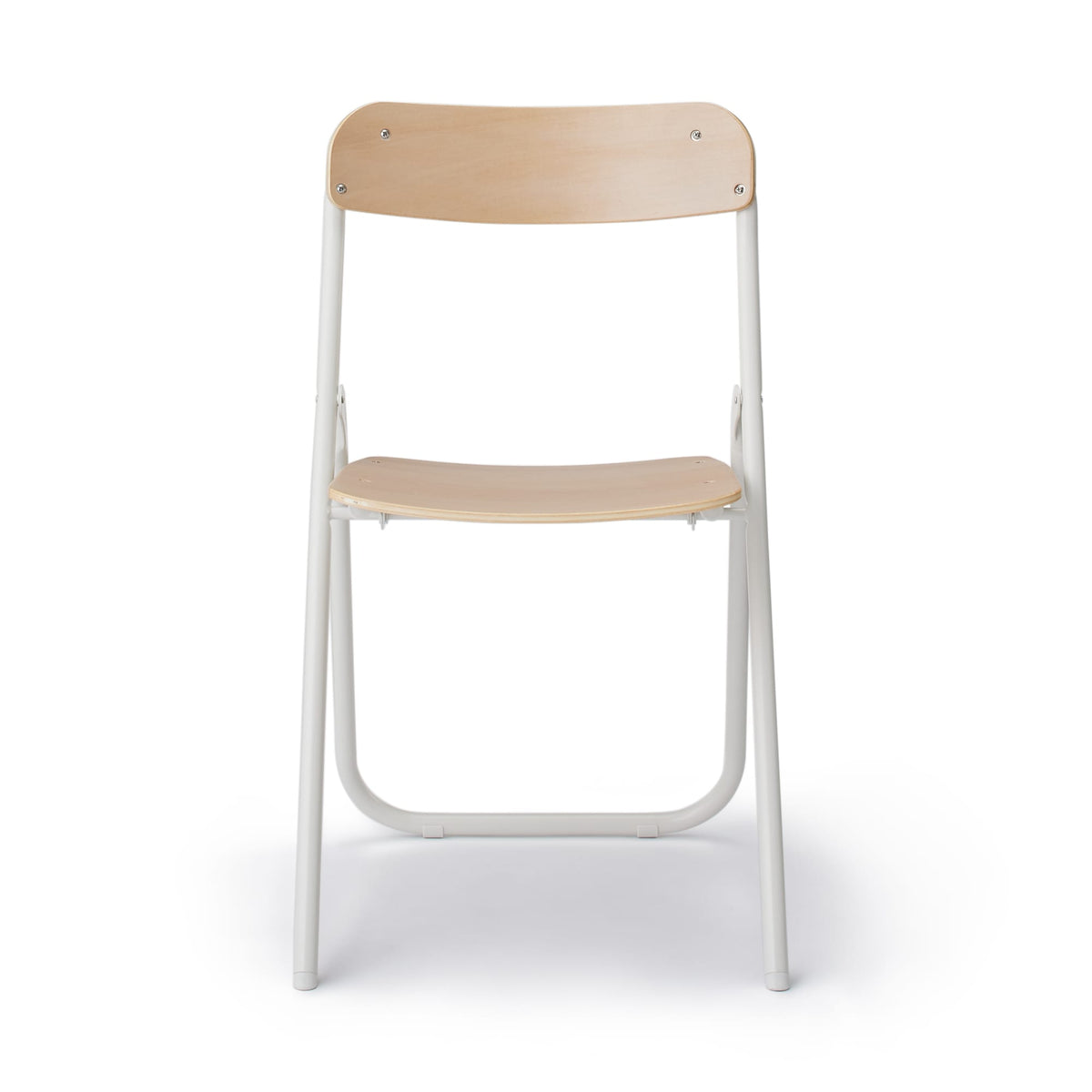 Steel Pipe Folding Chair with Wooden Seat | Household Furniture