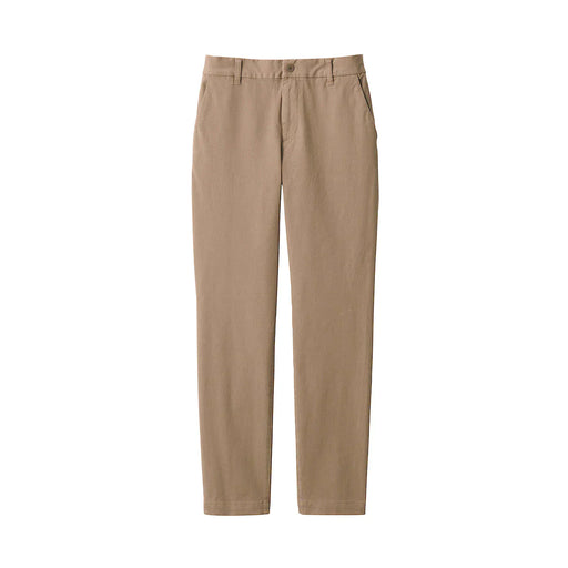 Women's 4-Way Stretch Chino Slim Tapered Pants (L32") Beige MUJI