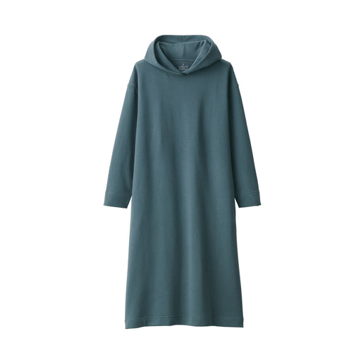 Women's Sweatshirt Dress Smoky Green MUJI