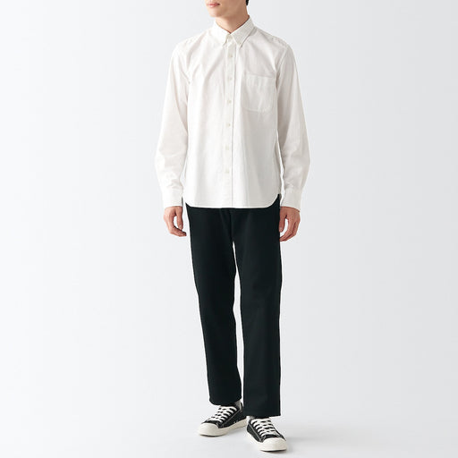 Men's Denim Regular Pants Black (L30") MUJI