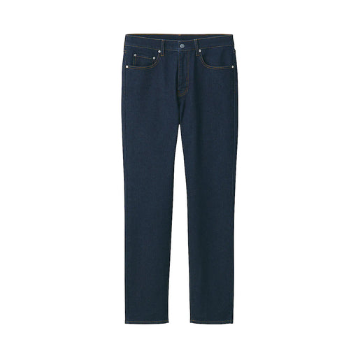 Men's Stretch Denim Slim Pants Dark Navy (L32") Dark Navy MUJI