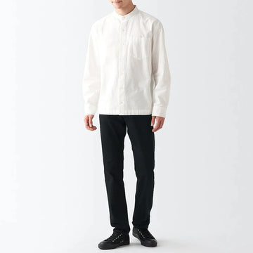 Men's Stretch Denim Slim Pants Black (L32") MUJI