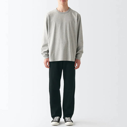 Men's Denim Regular Pants Black (L32") MUJI