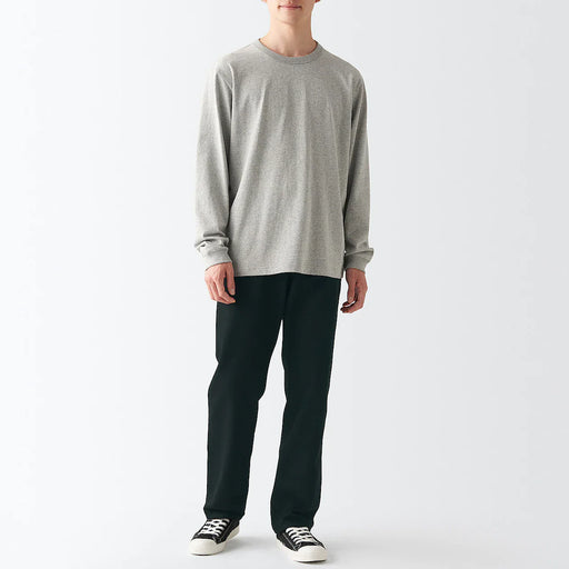 Men's Denim Regular Pants Black (L32") MUJI