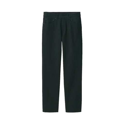 Men's Denim Regular Pants Black (L32") Black MUJI