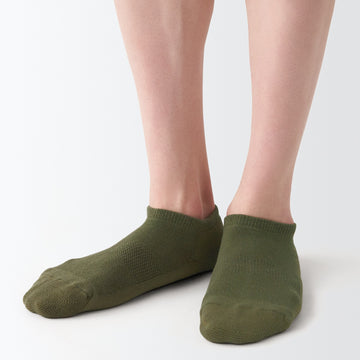 Right Angle Pile Sneaker Socks 23-30cm MUJI