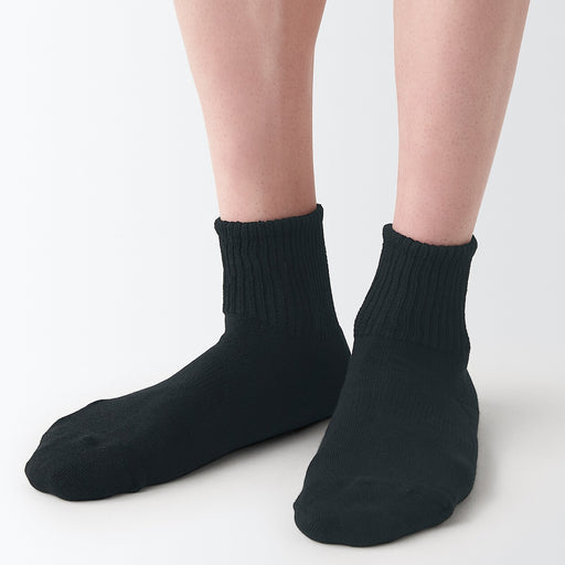Right Angle Pile Short Socks MUJI