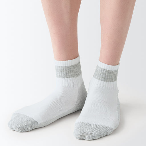 Right Angle Pile Short Socks MUJI