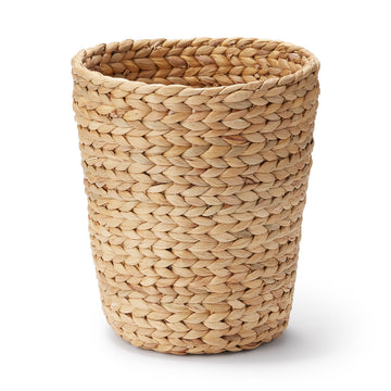 Water Hyacinth Basket - Round - Deep Dia. 10.2 x H11.8" MUJI