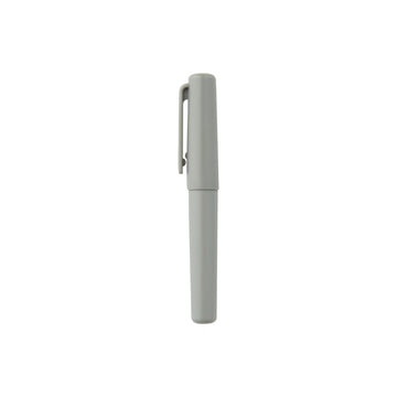 Compact Gel Ink Ballpoint Pen Cap Type 0.5 mm - Gray MUJI