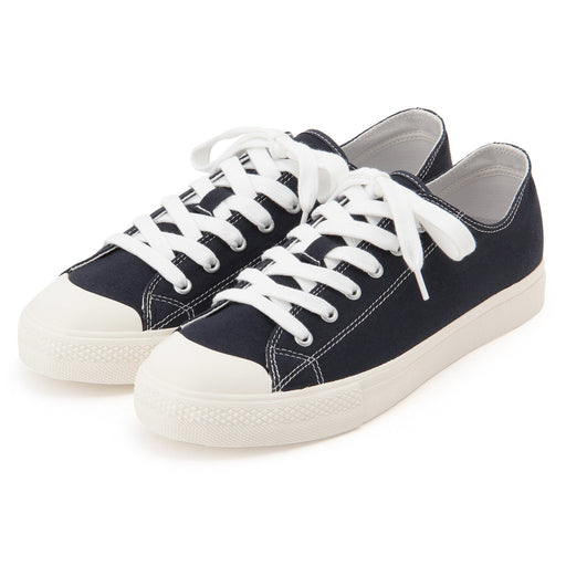 Water Repellent Cushioned Sneakers with Laces Navy 29cm (US W12.5 M11) MUJI