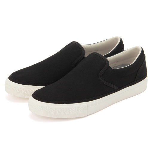 #oldjan (KAT) - Less Tiring Slip-On Sneakers Black EDC0222A EBC0222A MUJI