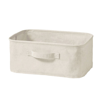 Polyester Linen Soft Box Rectangle - Small MUJI