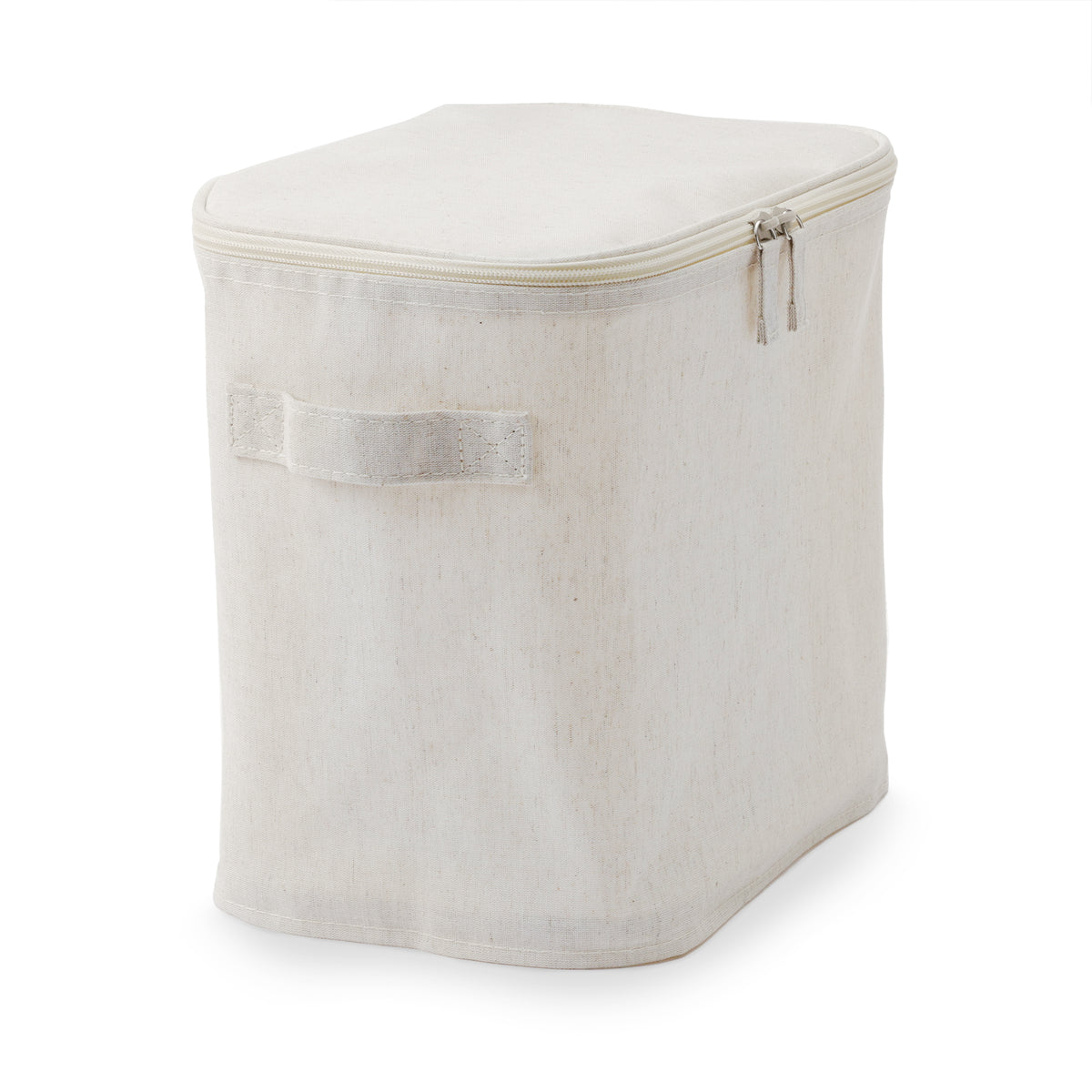 Polyester Linen Soft Box Half Rectangle with Lid | Boxes | MUJI USA