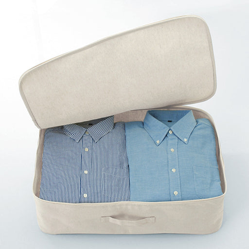 Polyester Linen Soft Box Clothes Case MUJI