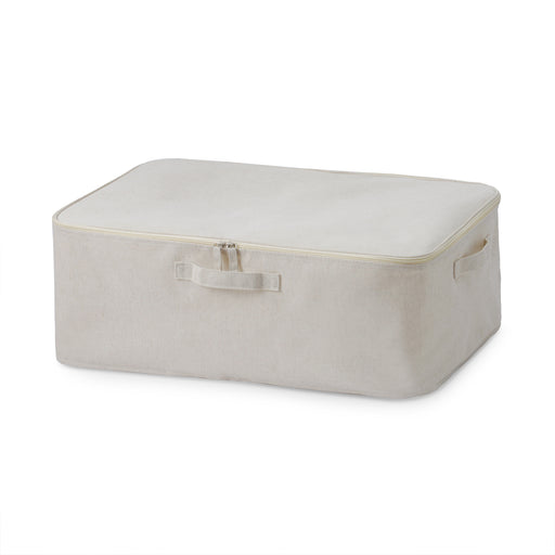 Polyester Linen Soft Box Clothes Case - Large MUJI