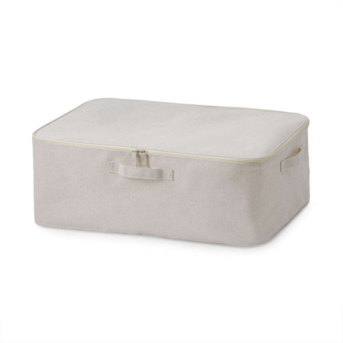 Polyester Storage Box Polyester Linen Soft Box Clothes Case Large | Storage Boxes | MUJI USA