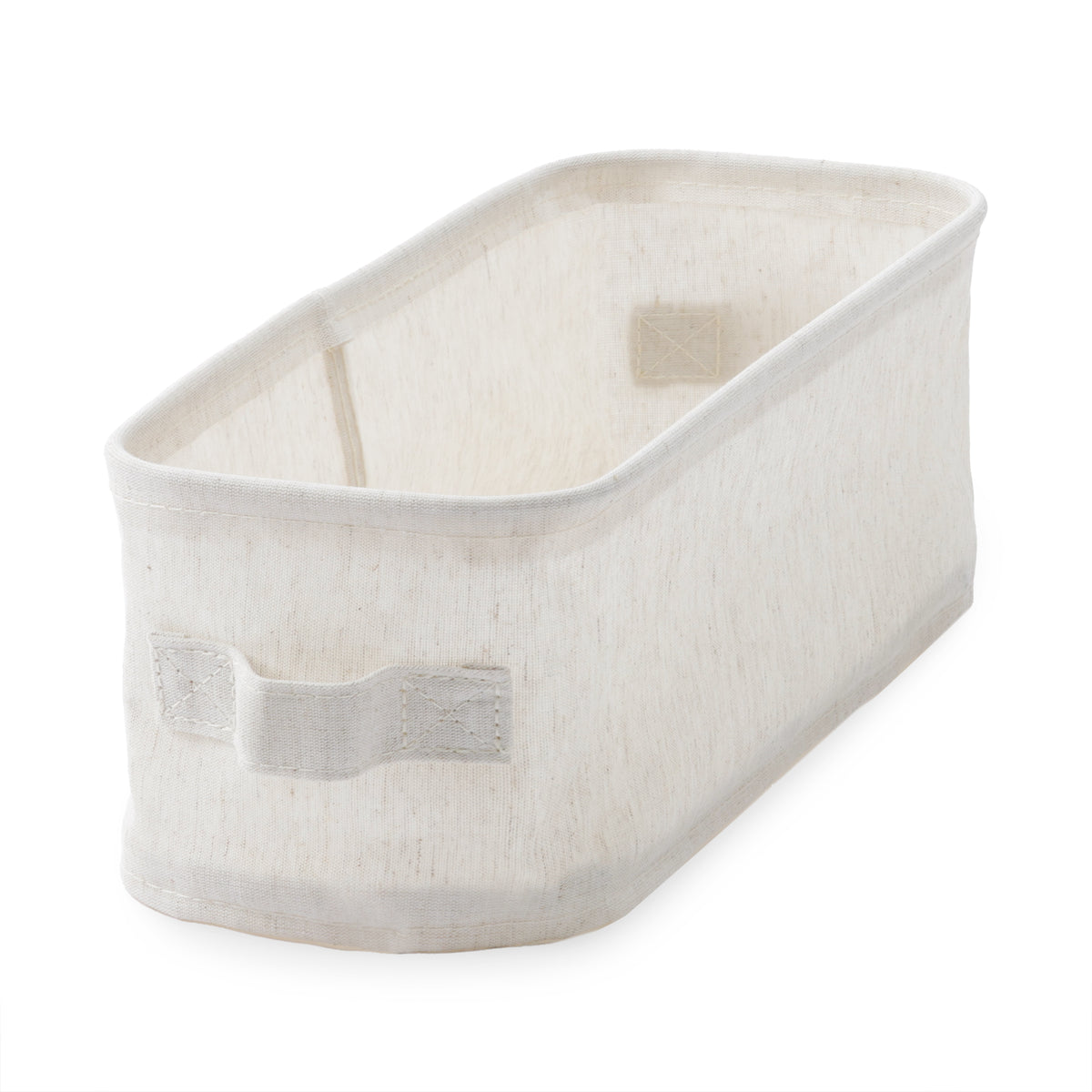 Polyester Linen Soft Box Shallow Half | Boxes | MUJI USA