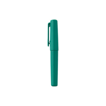Compact Gel Ink Ballpoint Pen Cap Type 0.5 mm - Green MUJI