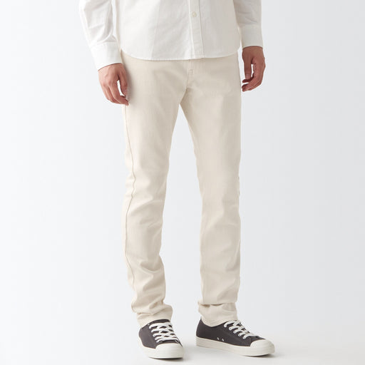 #deleted [import] Men's Stretch Denim Slim Pants Natural (L32") MUJI