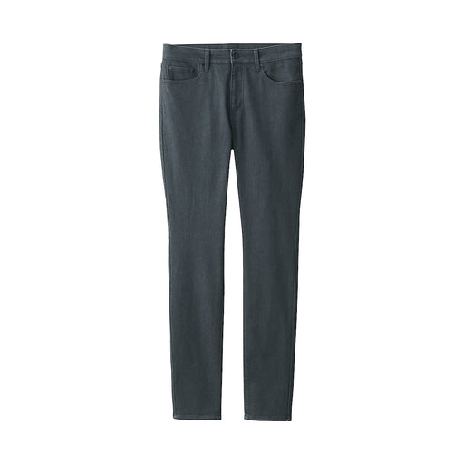 Men's Super Stretch Denim Skinny Pants Charcoal Gray (L30") Charcoal Gray MUJI