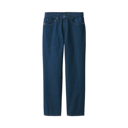 Men's Denim Regular Pants Blue (L 32inch / 82cm) Blue MUJI