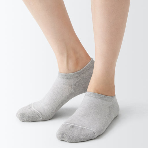 Right Angle Pile Sneaker Socks MUJI