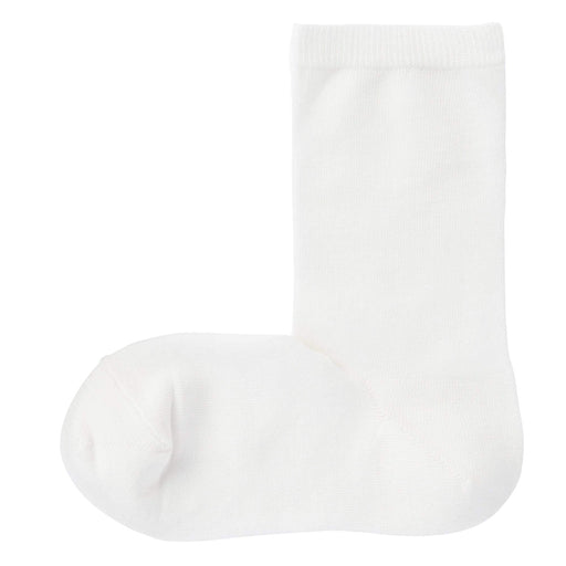 Right Angle 3 Layer Loose Top Socks White MUJI