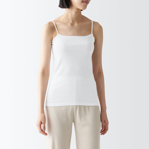 Women's Breathable Cotton Camisole with Sweat Pad MUJI