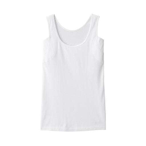 #oldjan (KAT) [IMPORT] - Women's Breathable Cotton Tank Top with Sweat Pad FCB2123S White MUJI