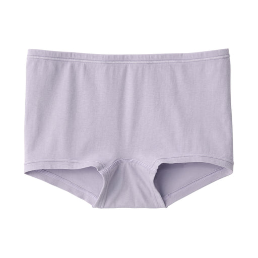 Women's Stretch Jersey Boy Shorts Purple MUJI