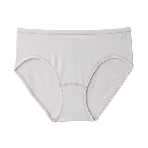 Women's Smooth Low-Rise Bikini Light Gray MUJI