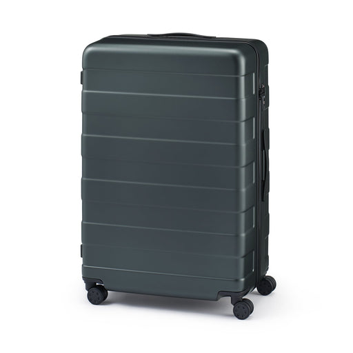 Adjustable Handle Hard Shell Suitcase 105L | Check-In Dark Gray MUJI