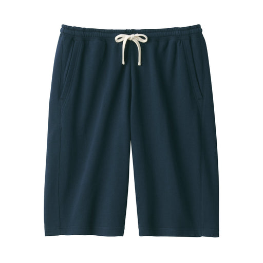 #oldjan -imported- Men's French Terry Short Pants Navy MUJI