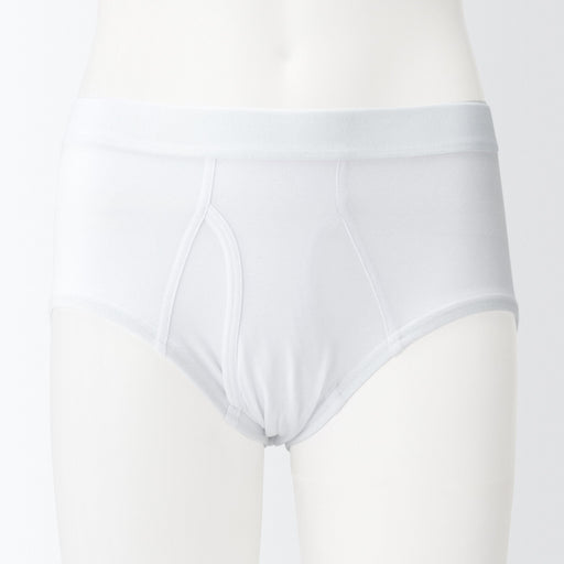 Men's Stretch Jersey Front Open Brief MUJI