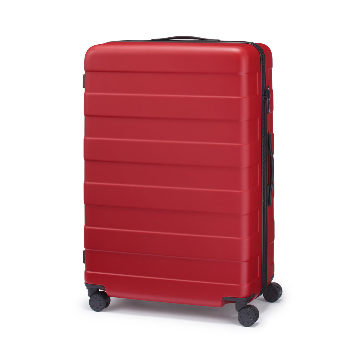 無印良品 105L スーツケース レッド Adjustable Handle Hard Shell Suitcase 105L - Red | Travel Luggage