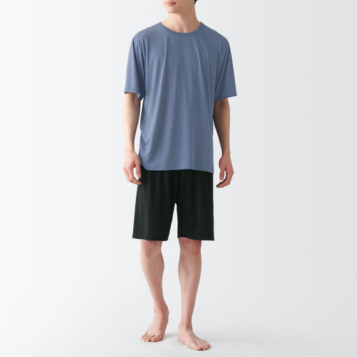 #oldjan (KAT) [IMPORT] - Men's Polyester Rayon Short Sleeve Loungewear Set FBB4023S MUJI